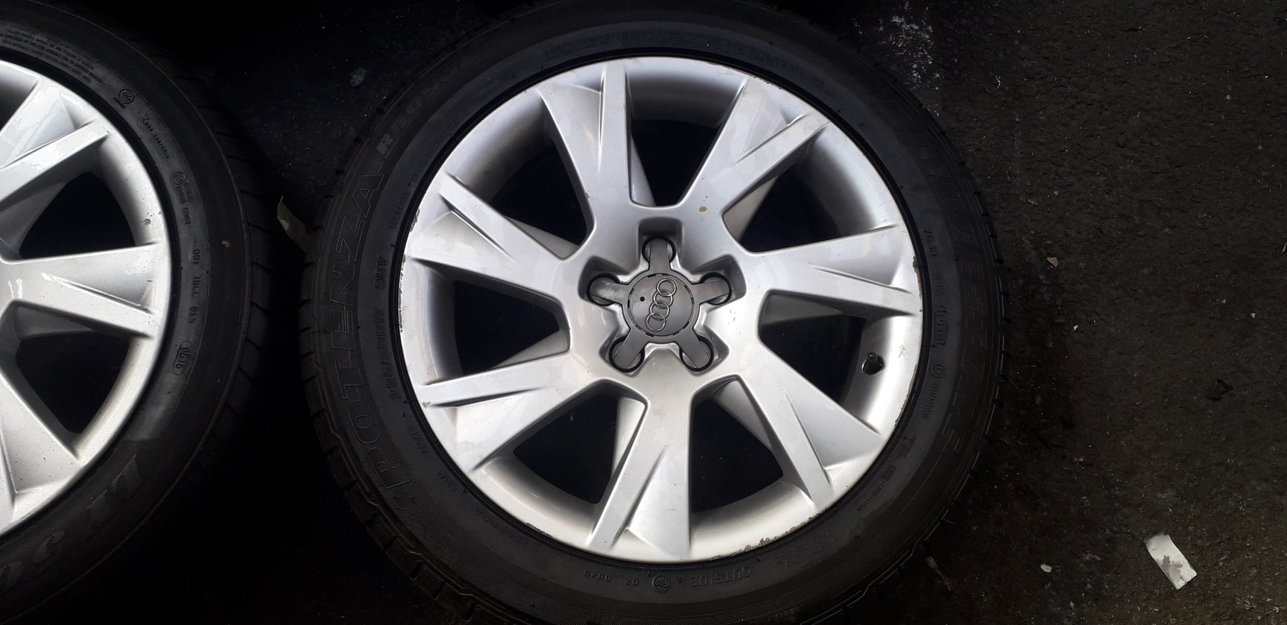 17" Original Audi A5 Alloy Wheels 810 601 025 C - with Tyres - Route 66